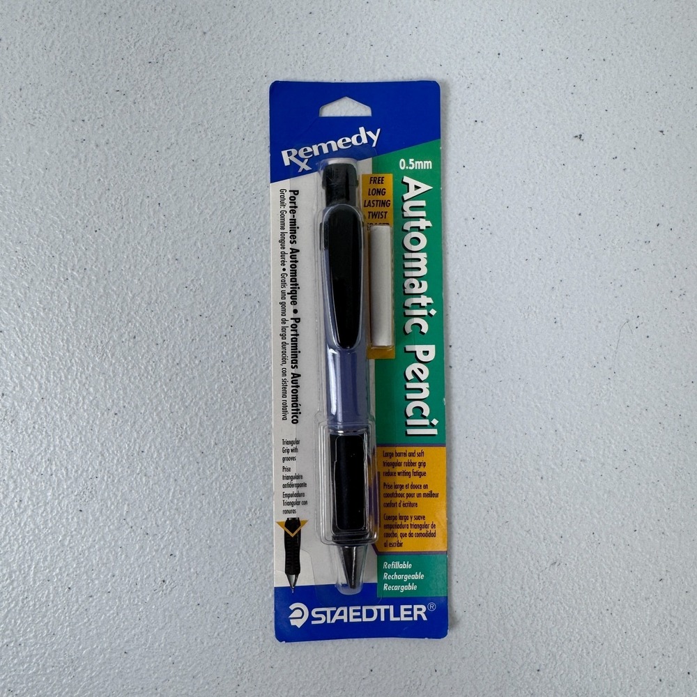 STAEDTLER 9712 BK Remedy 0.5mm Mechanical Pencil Japan 1997 New